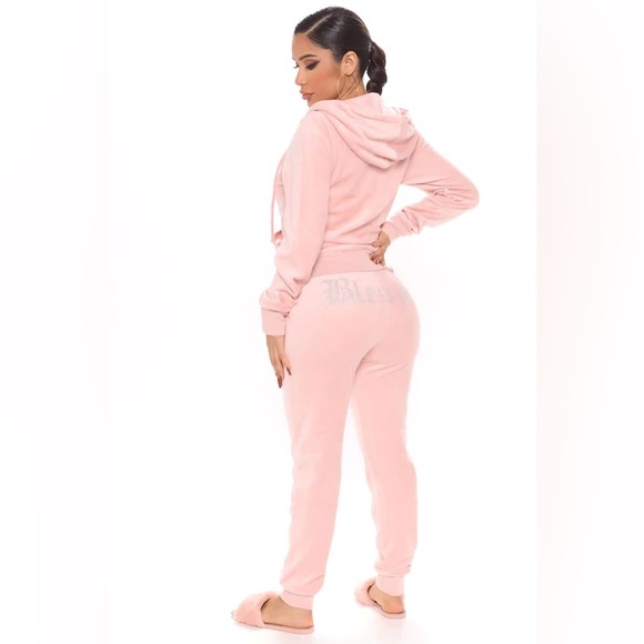 The original trendsetter blessed velour set - mauve - Picture 5 of 5